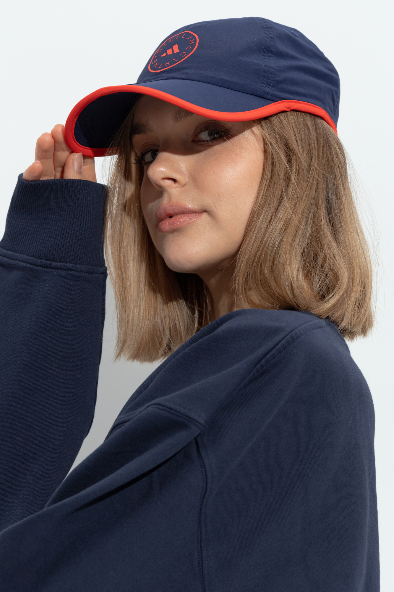 Navy blue Cap ADIDAS by Stella McCartney - Vitkac AS